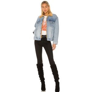 Levi’s Oversized Reversible Fur Trucker Jacket